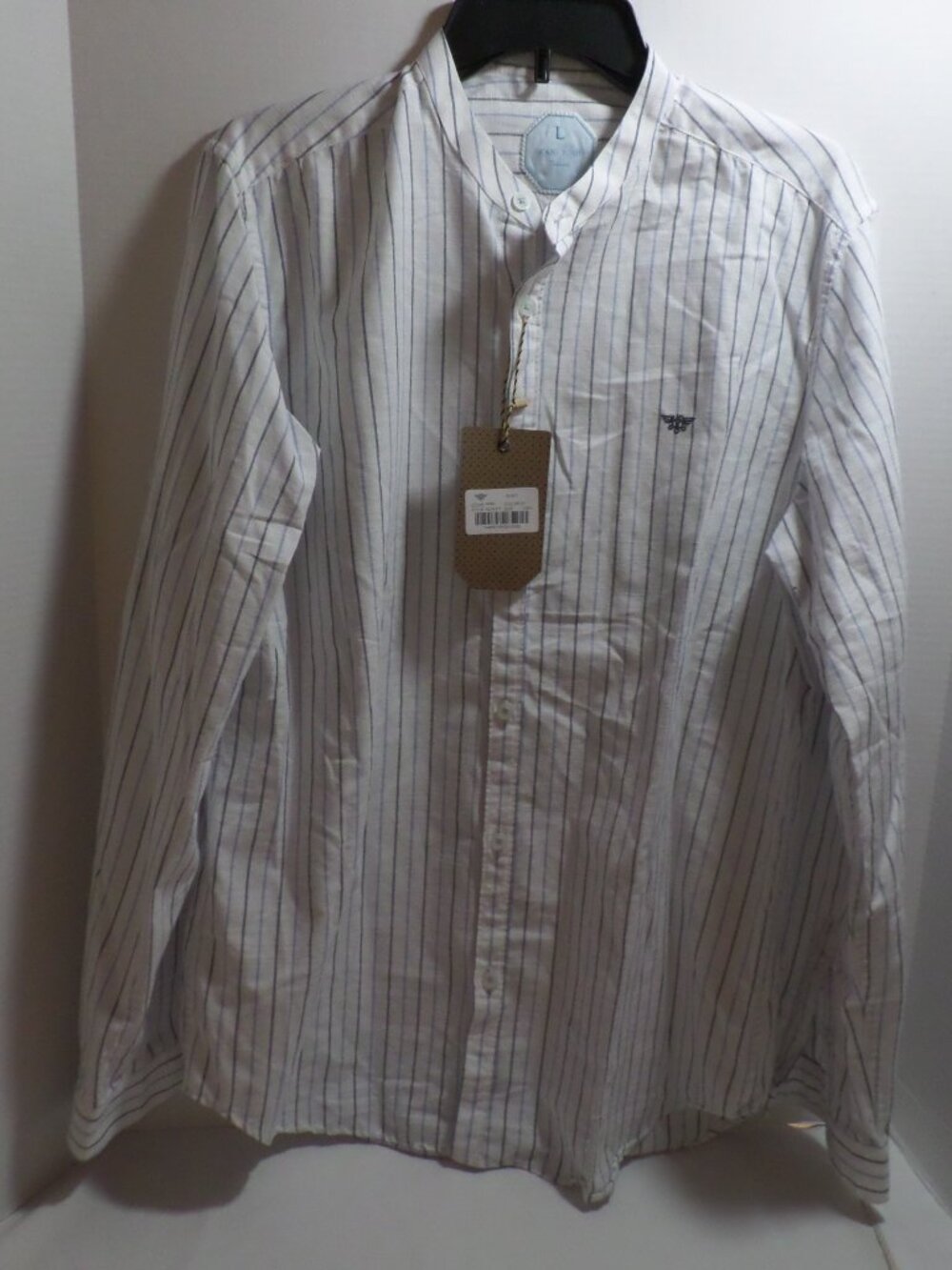 Kani Rush Men’s Long Sleeve Striped Shirt – NWT - Size L